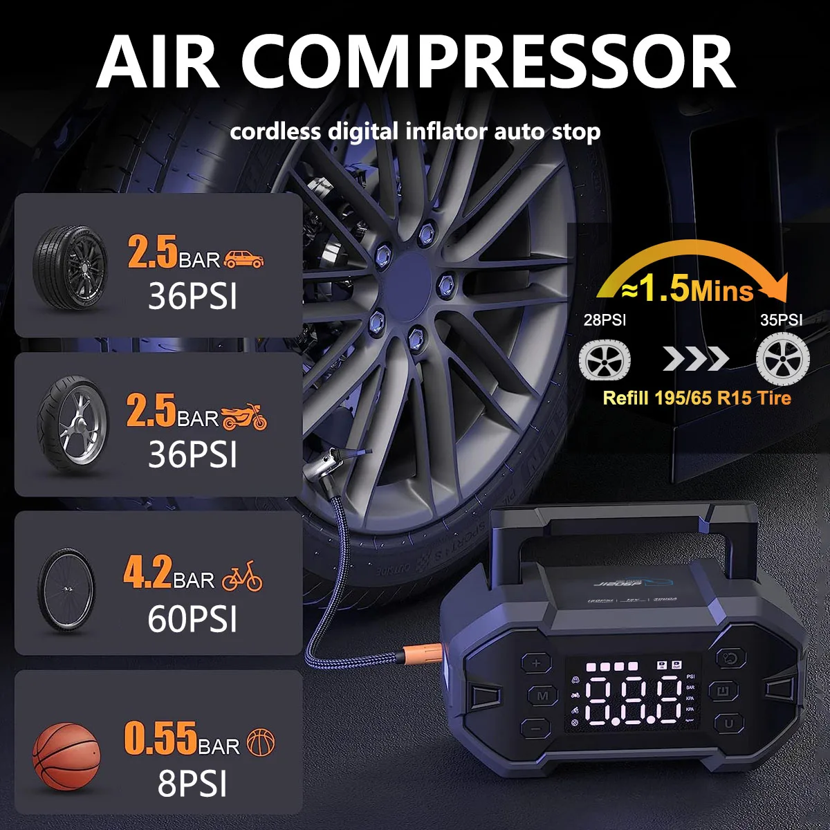 High Quality 12v Jump Starter Emergency Jump Starter For Car Jump Starter With Air Compressor