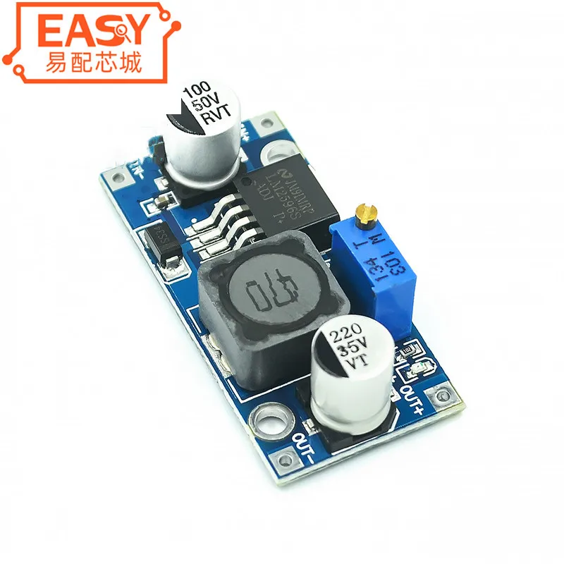 DC-DC step-down power supply module 3A adjustable step-down module LM2596 regulated 24V to 12V 5V 3V