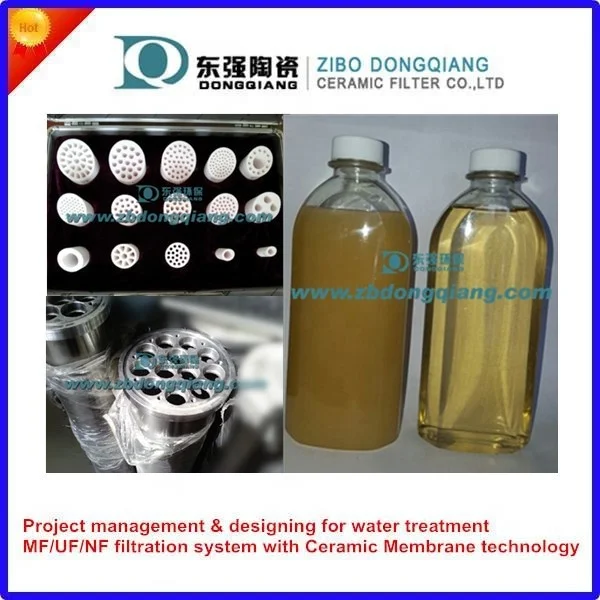 
MF microfiltration ceramic membrane filter for vinegar clarification 