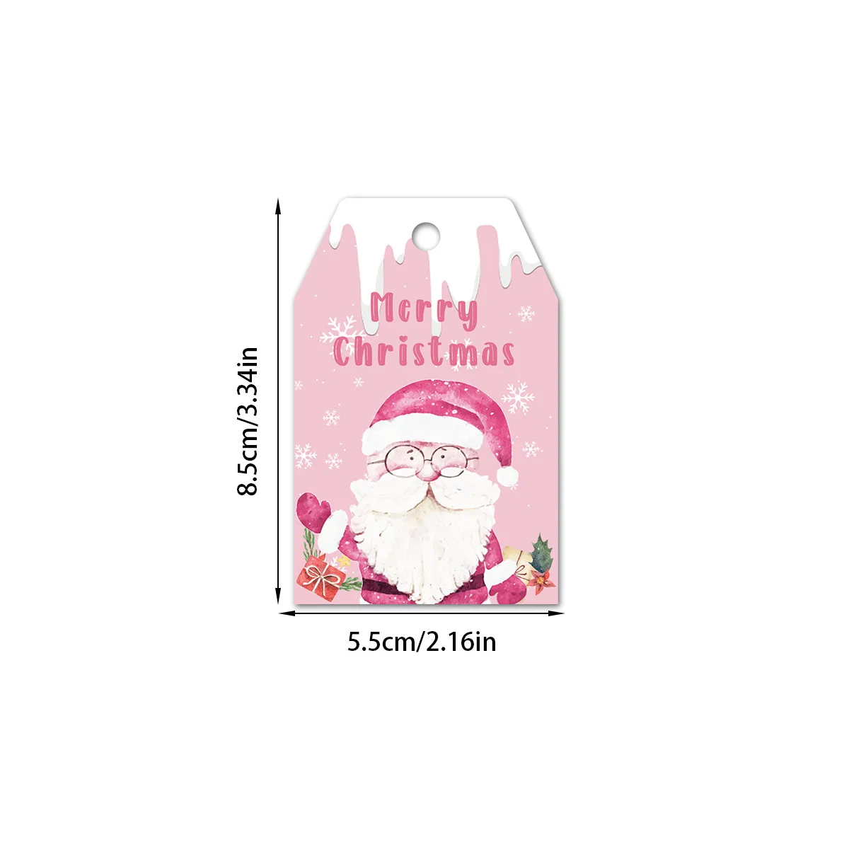 New pink Christmas lovely snowman Christmas tree party gift decoration tag pendant wholesale