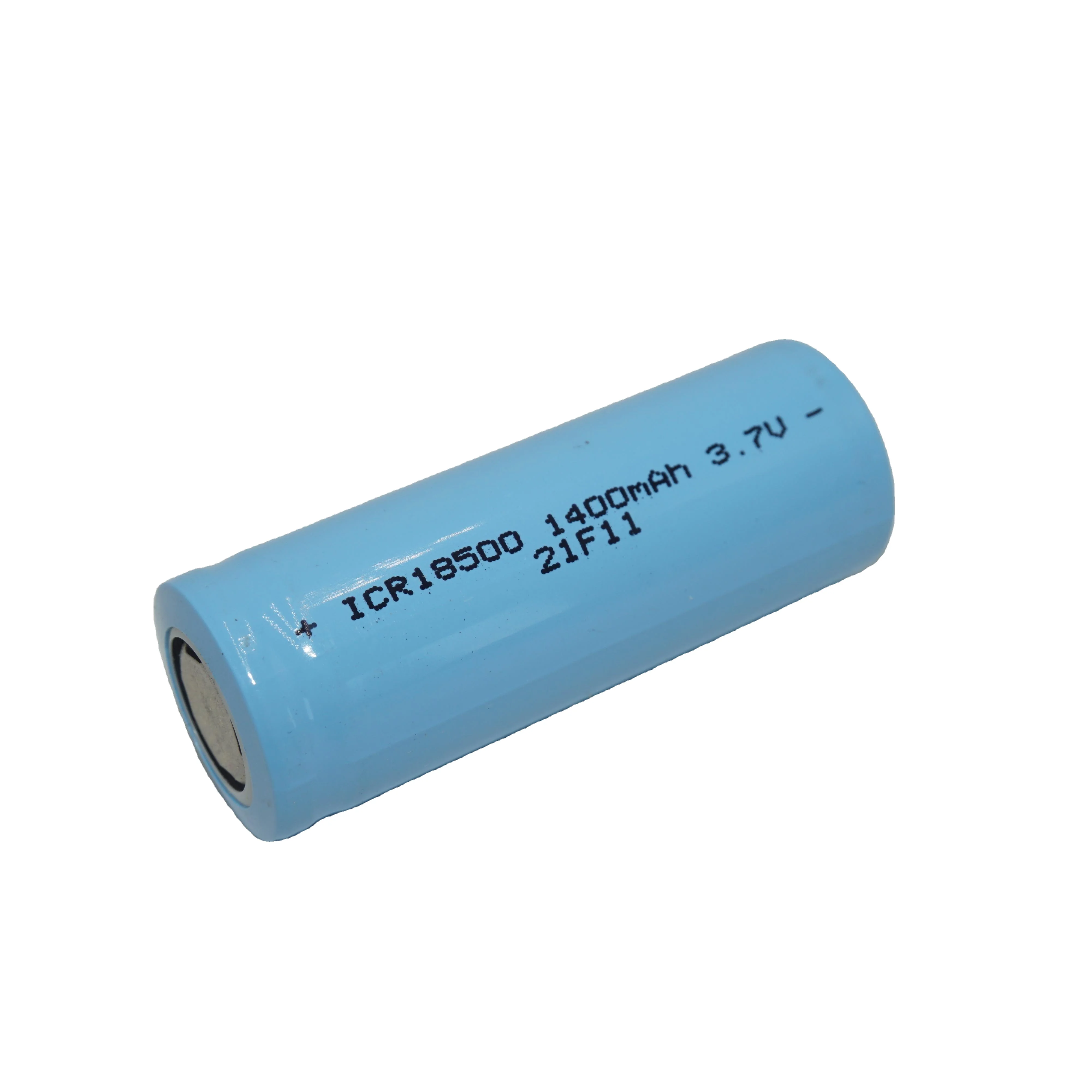 INR18500 3.7V 1600mAh li-ion rechargeable battery cell A size cylindrical lithium battery