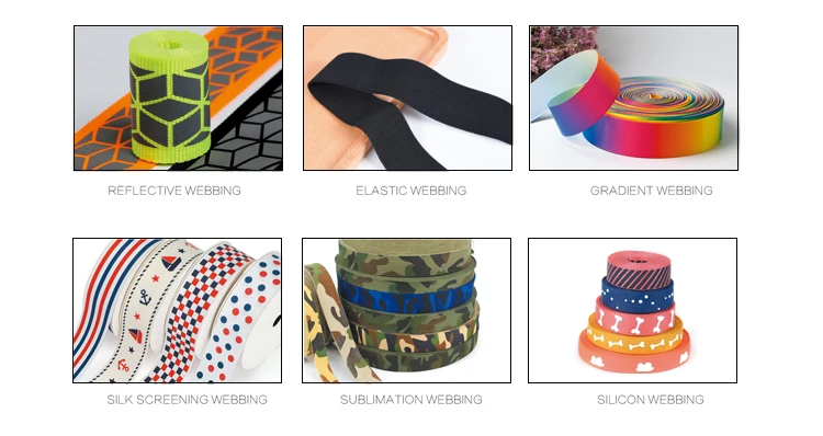 Wholesale Hot Style Molle Custom Camo Strap Black Nylon Webbing