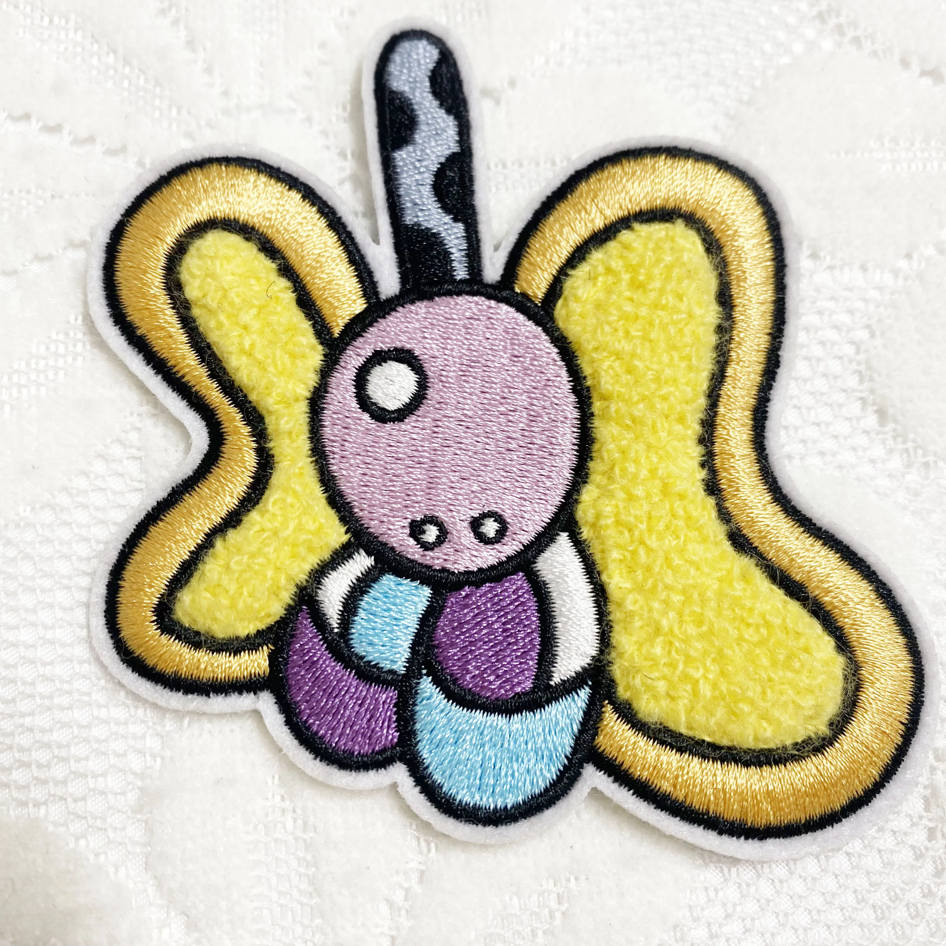 2023 New Fashion Custom Embroidered Patches Diy Custom Patches Quality Chenille Embroidery For Pants Forclothing