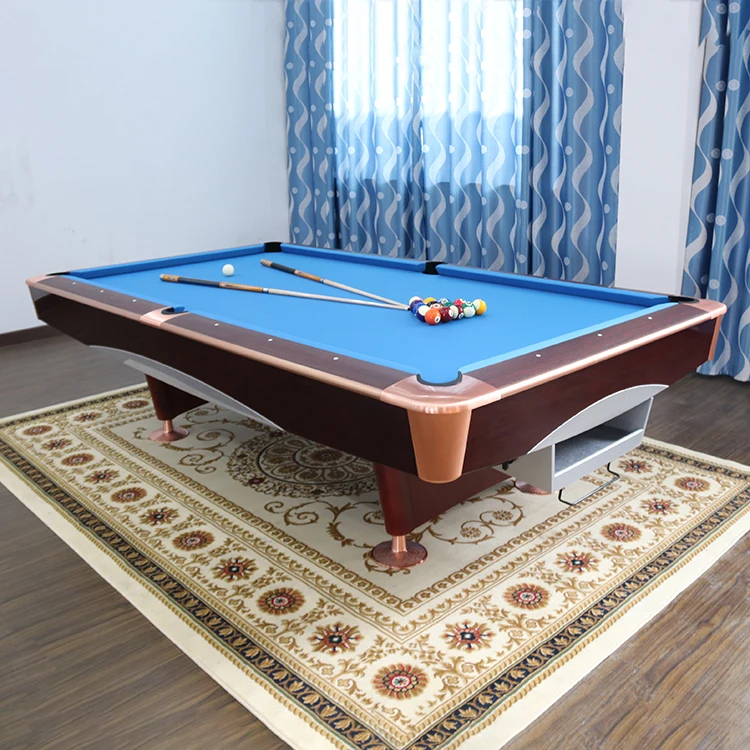 High quality, high price, 9ft / 8ft / 7ft size wood grain indoor game table for sale
