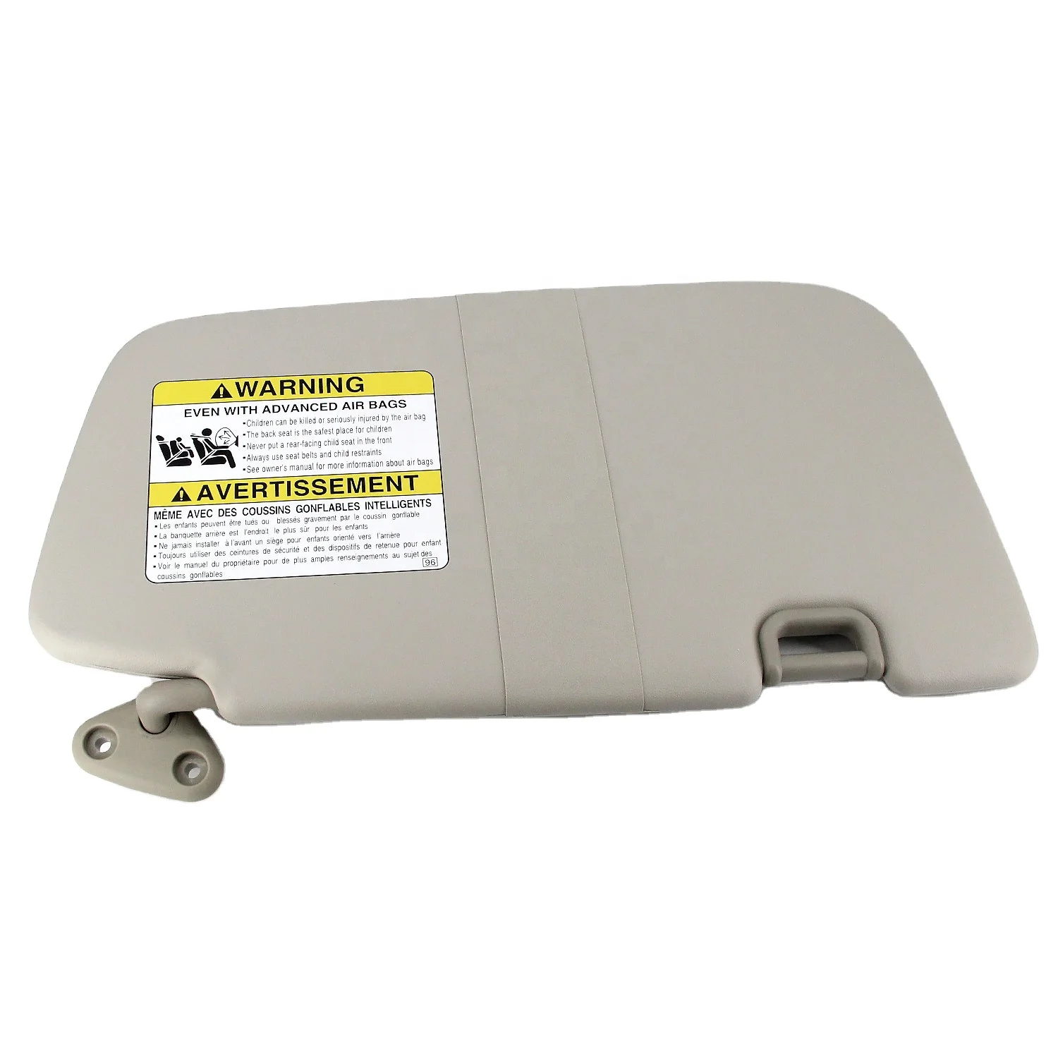 2007-2011 Grey Left Passenger Side Sun Visor Sunshade Without Sunroof  92011FG032ME For SUBARU Impreza