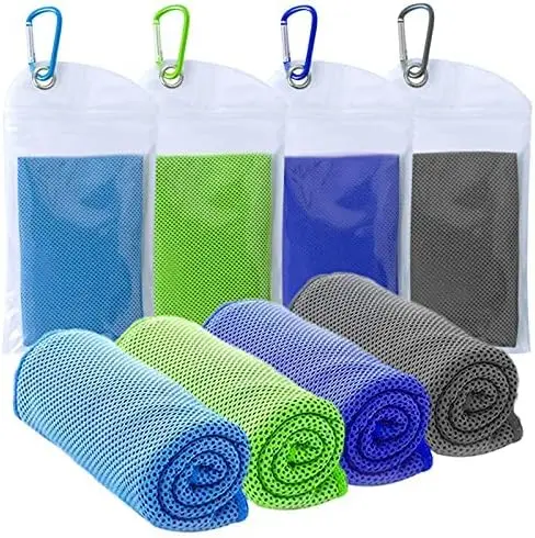 Yoga Soft Breathable Chilly Towel 100% Polyester Microfiber Ice Cooling Towel
