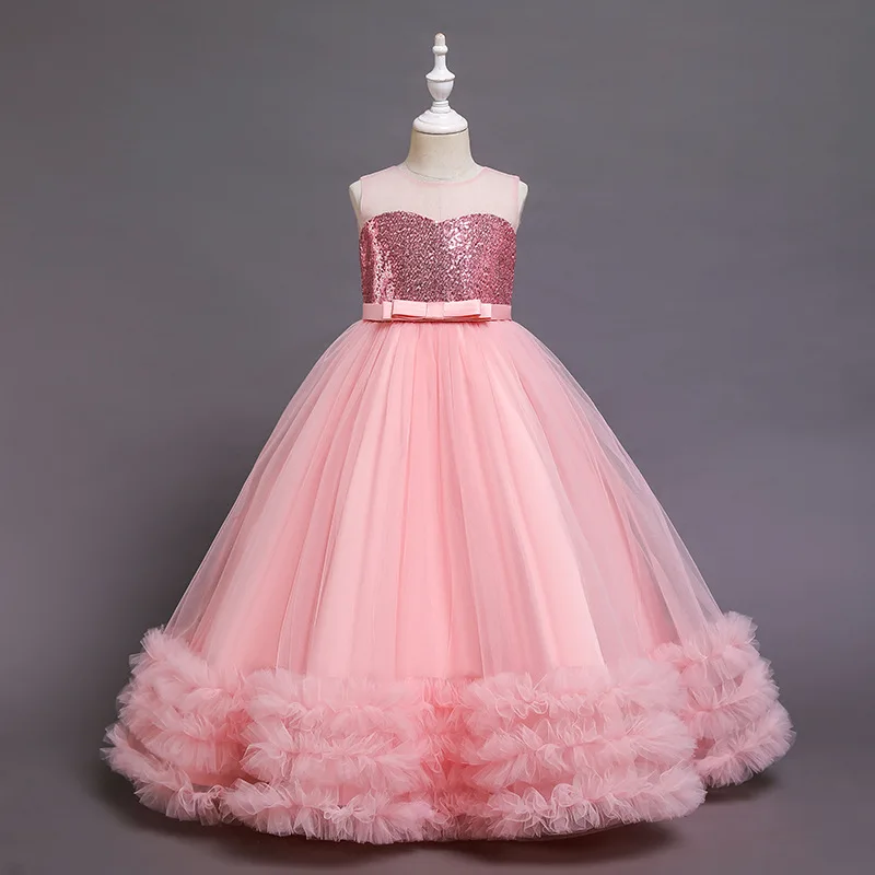 Meiqiai Girls Party Prom Clothing Flower Princess Wedding Ball Gown Evening Dresses