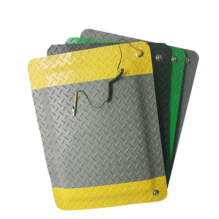 Safe Soft ESD Anti-slip Industry anti-fatigue floor mat