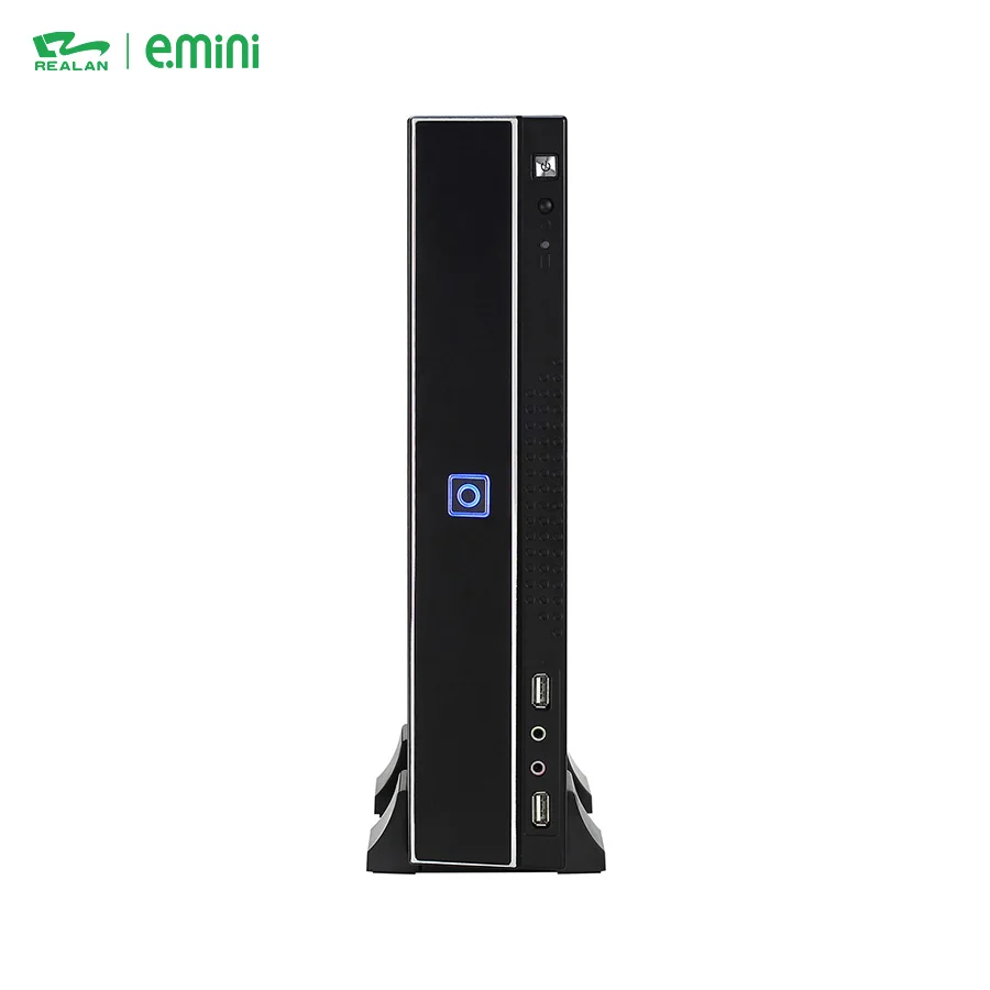 Home Theater Desktop Horizontal Computer Micro Atx PC Case