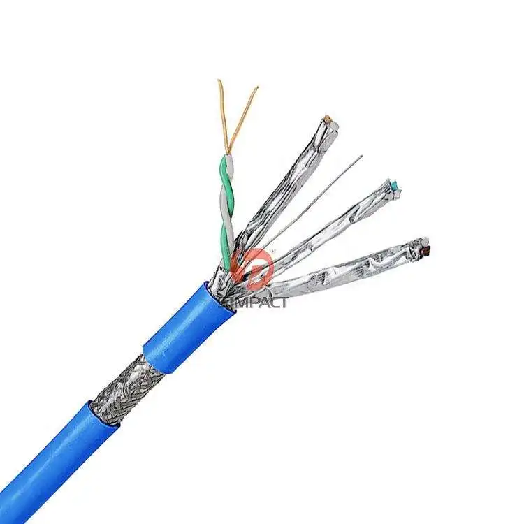 Factory Supply High Quality Pvc/Pe/Lszh/Cmp/Cmr Jacket 22Awg Cable Ethernet Flat Cat8 Ethernet Cable Manufacturer