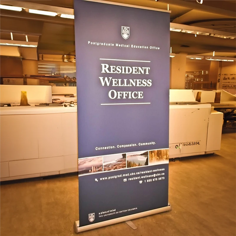 High Quality Trade Show Large Outdoor Rollup Banner Wedding Pull Up Banner Stands