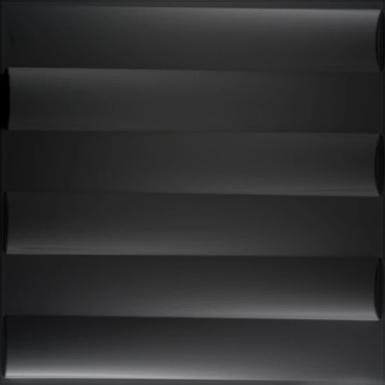 3D Matt Black Panel House Wall Brick With Modern Design