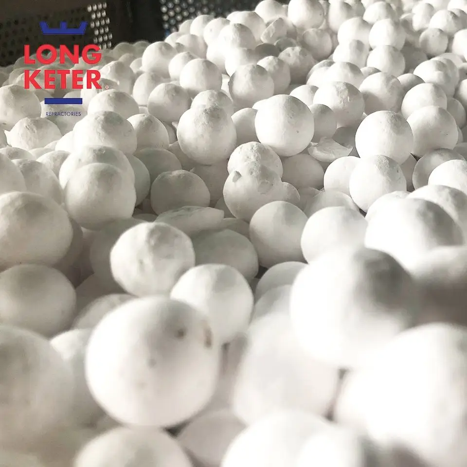 Factory direct sales far high performance refractoriestabular alumina ball 3-5mm