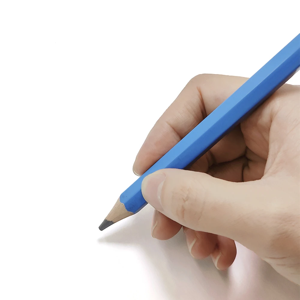 Custom pencil manufacturer utiles escolares school office stationery supplies kids jumbo wood Plain Pencil with eraser