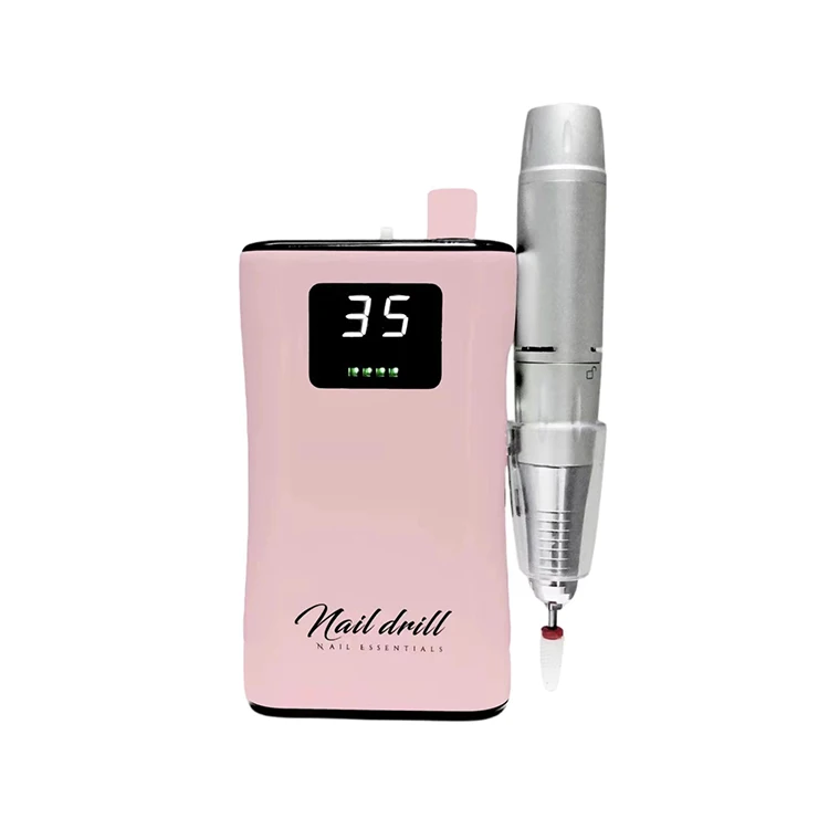 2024 Nails Supplies Salon Use Coreless Rechargeable Nail Drill Machine Low Noise Electric File 35000 RPM