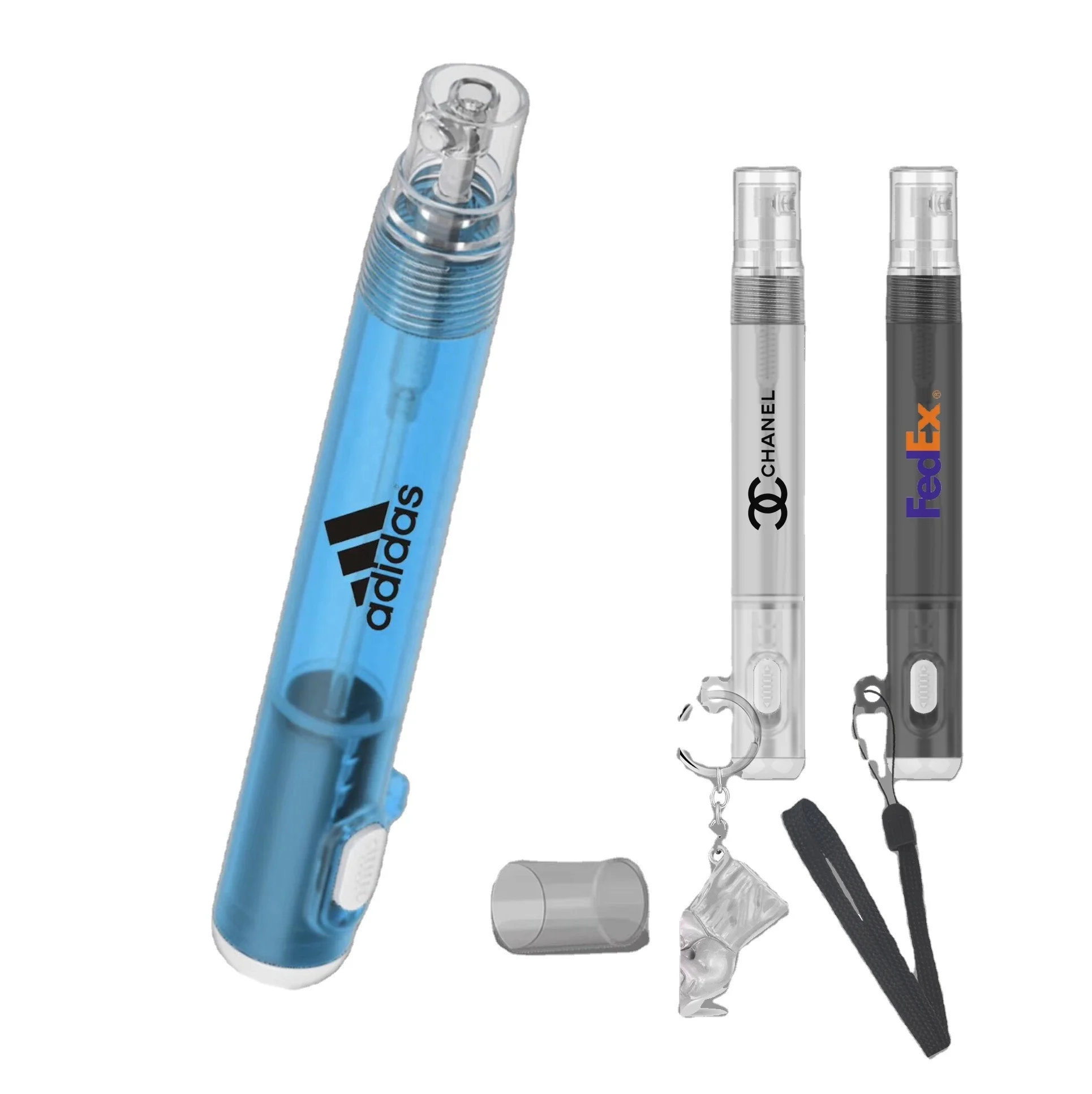
Personal portable scented plastic sanitize pen Led light mini refill hand cleaning sanitiser gift spray sanitizer pen spray  (60591662855)