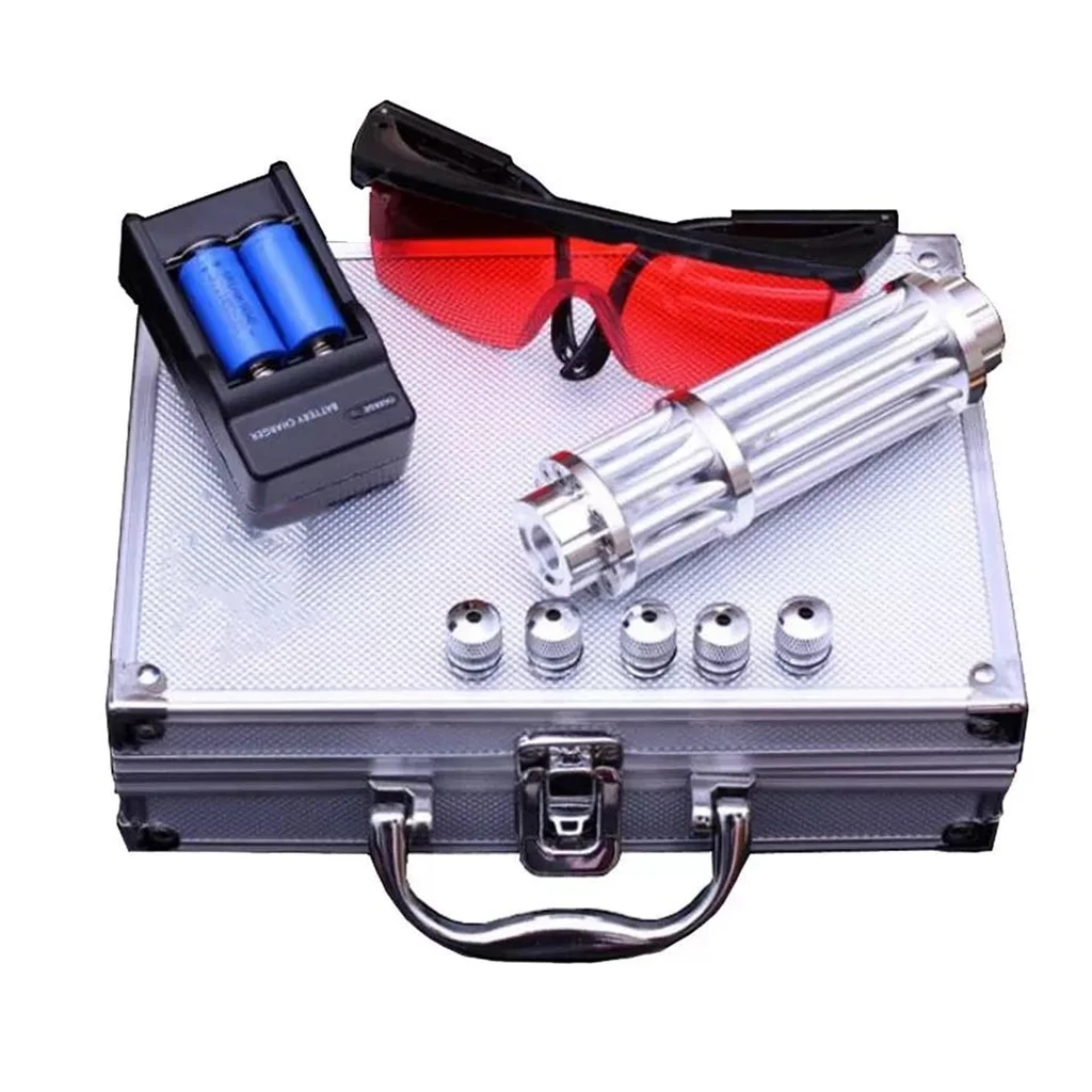 Whole set Focusable High Power Torch High Power Green Laser Pointer Adjustable Laser Focus Leisure Pen Combination With Battery