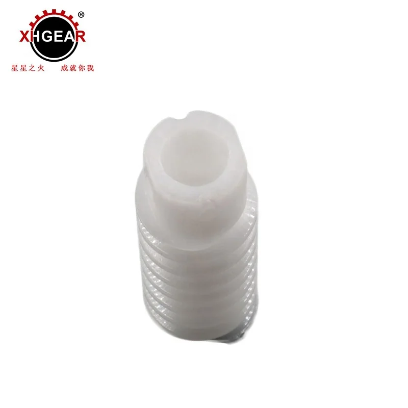 
plastics products PA6 nylon worm gear wheel 