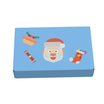 Merry Christmas Shipping mailer Box Clothes Hat Scarf Gift Christmas Box Fashion Cool Santa Claus Gift boxes