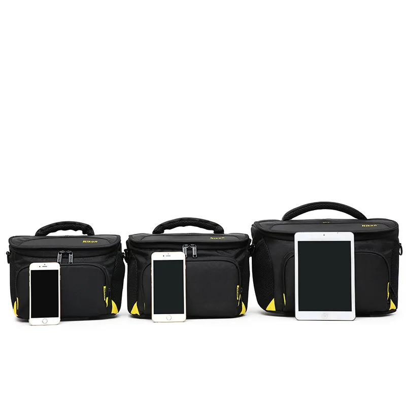 Wholesale Camera Bag, SLR DSLR Canvas Camera Case, Vintage Padded Camera Shoulder Bag with Rain Cover