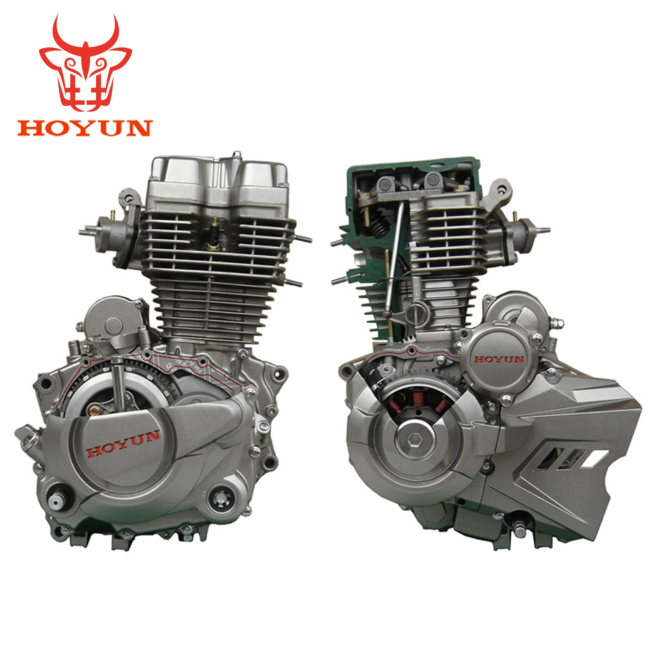 Двигатель мотоцикла HOYUN 125 Cc NT с воздушным охлаждением высокий стандарт двигатель