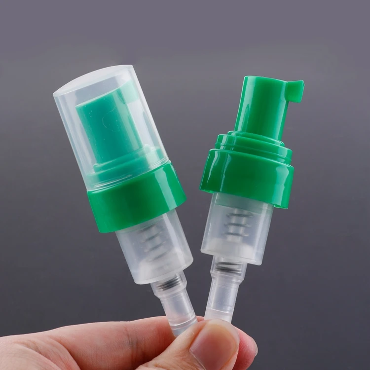 Custom bottle size colorful biodegradable PP plastic green 32/410 0.3cc pump foam soap,foam pump soap dispenser,28/410 foam pump