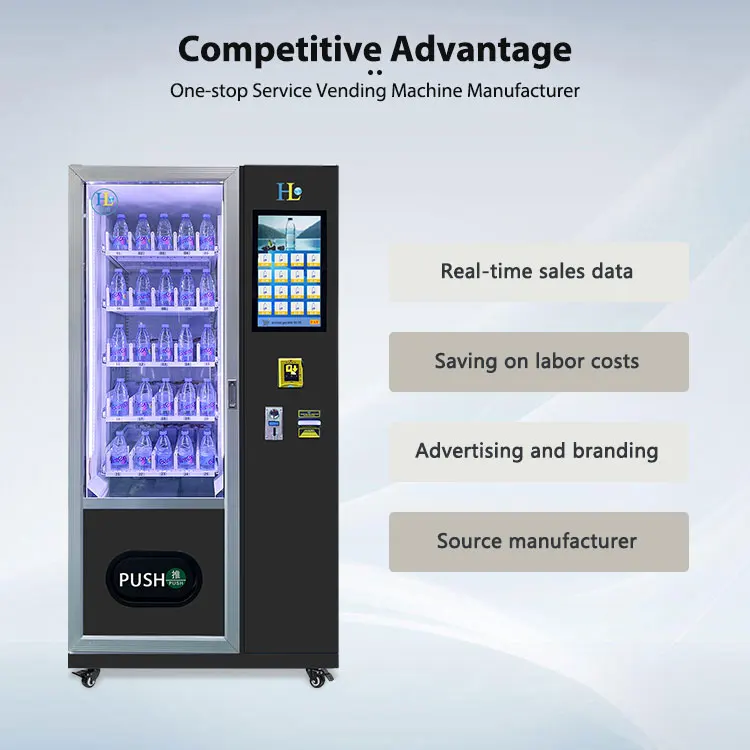 Source Manufacturer beer vending machine Refrigerated Vending Machines Drink Vending Machine with compact-capacity