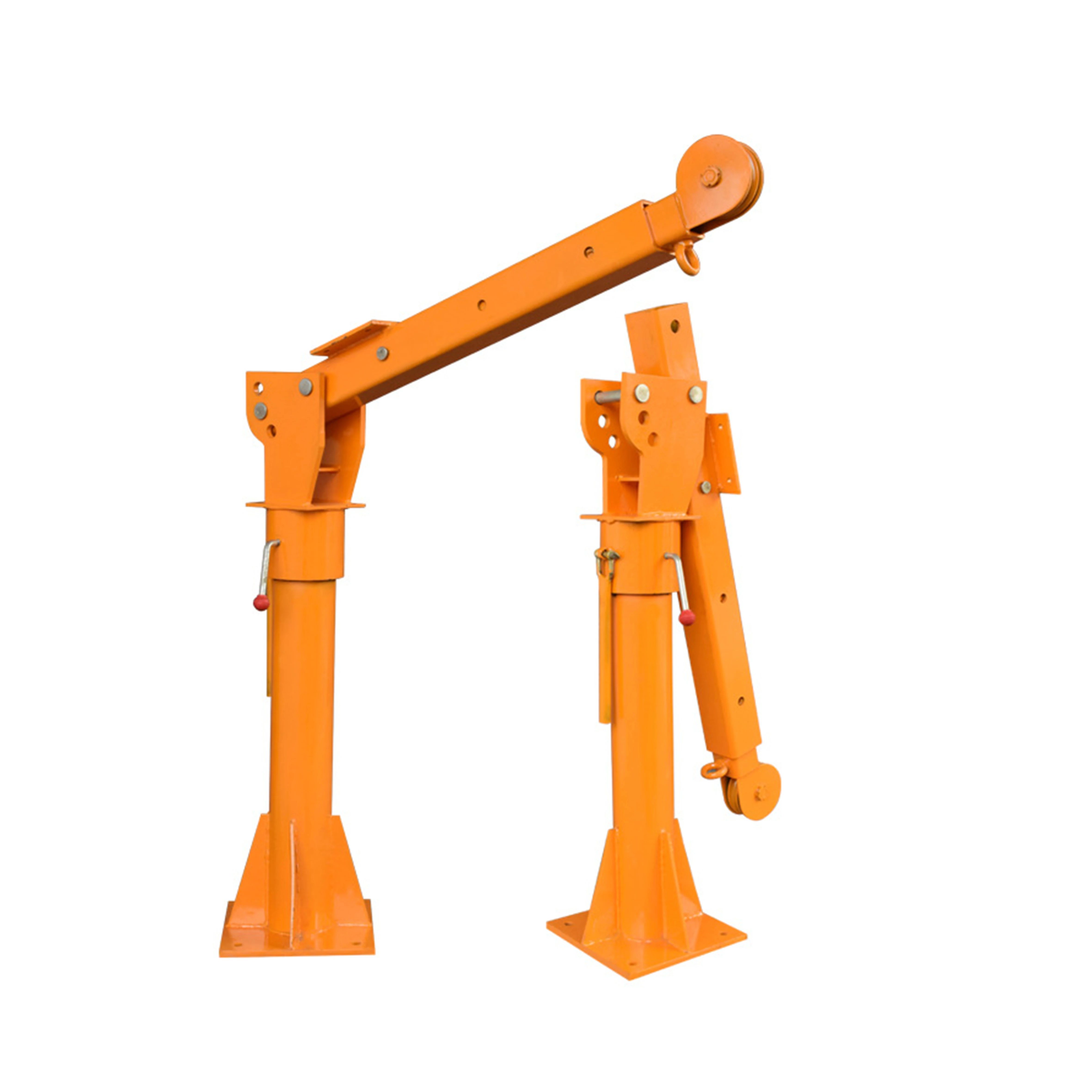 HAOY Hydraulic Pickup Engine Hoist Machine 800 Kg Folding Arm New Manipulator Truck Mounted Jib Cranes