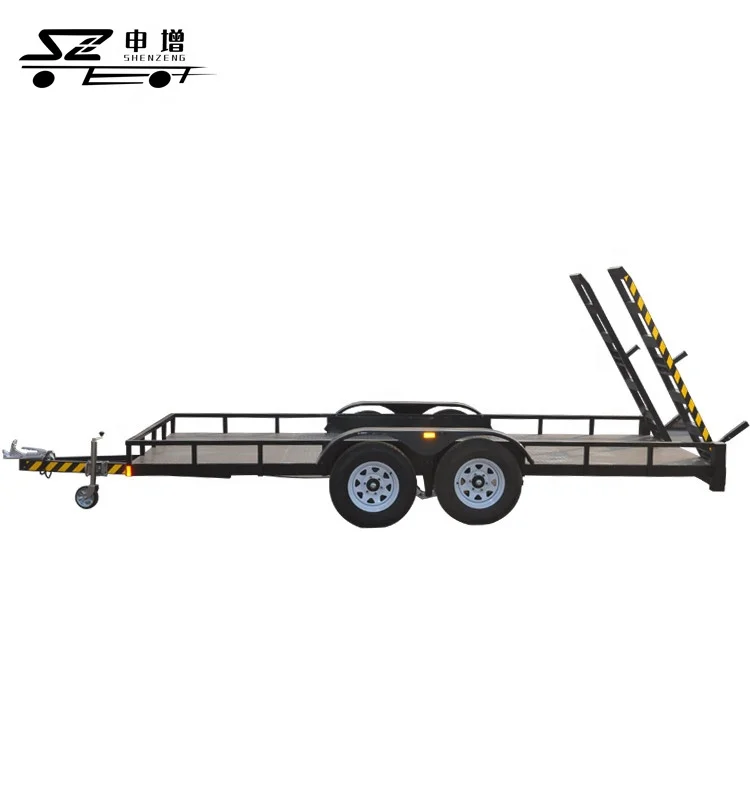 High Quality Car Transporter Trailer Ramp Car Trailer for Sale