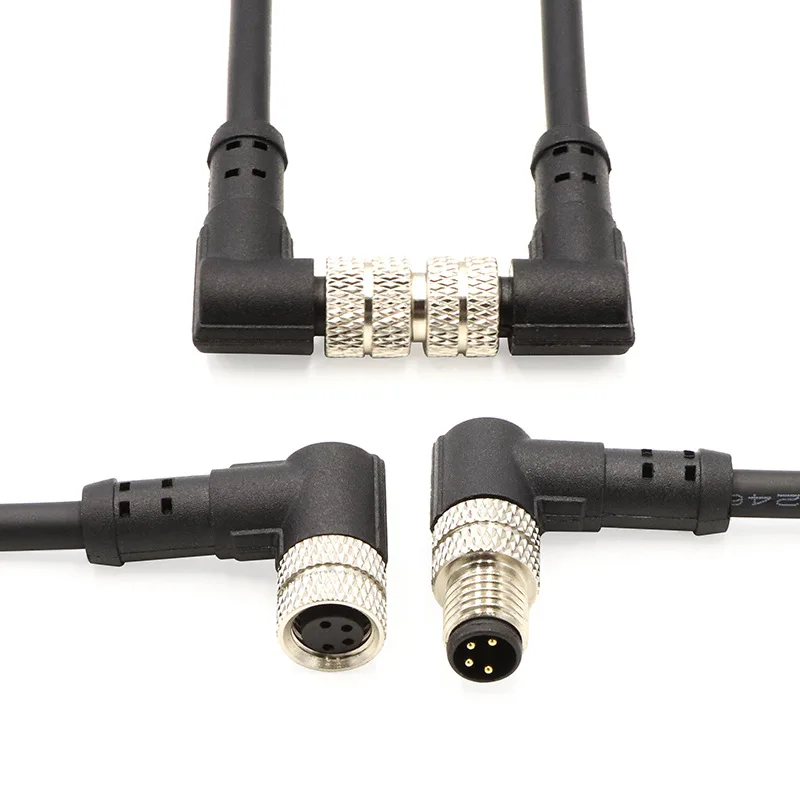 BXUAN Waterproof Connector Assembly Mounted Proximity photoelectric switch sensor M12 connector 2-Core Direct Connector