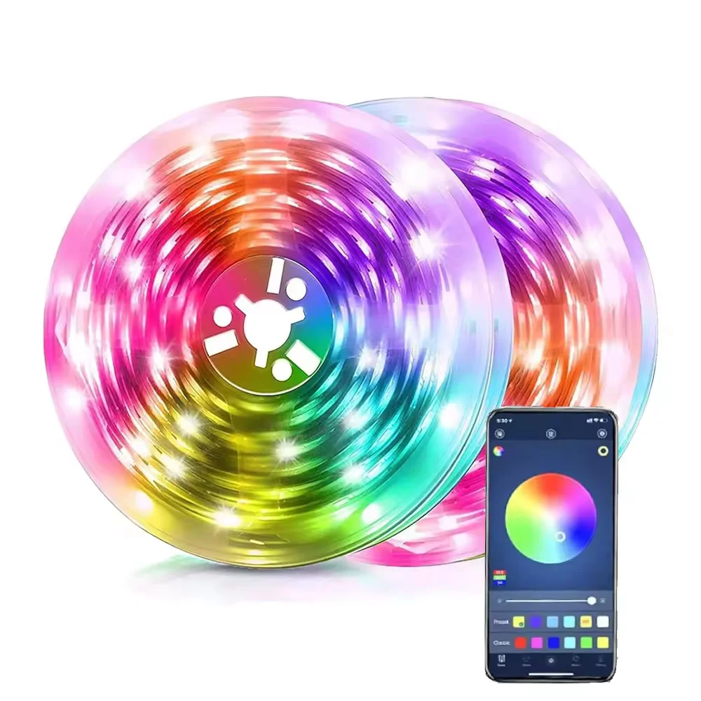 Sixi освещение для праздничного украшения 12 В 5 м Rgb Wifi водонепроницаемый Дистанционно управляемый умный светильник/Wifi Светодиодные полосы света