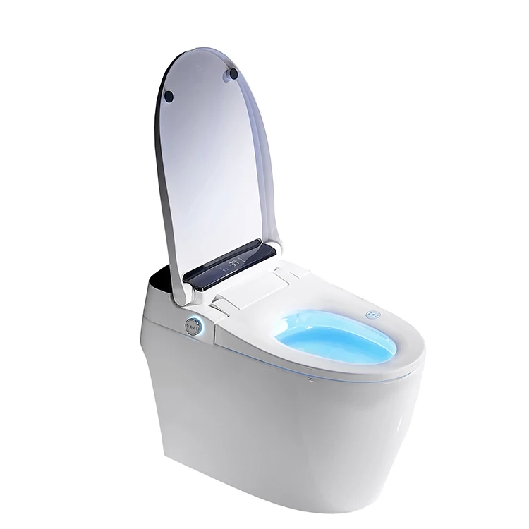 Cheap Prices latest Elegant Design Ceramic Smart Bidet Toilet Seat One Piece Chinese Girl Intelligent Toilet