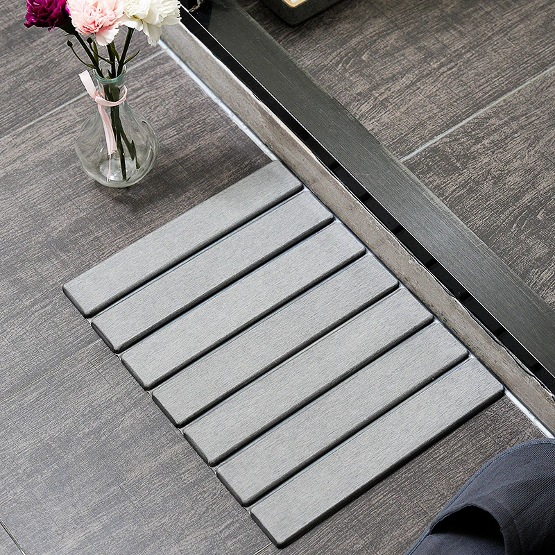 6 Colors Food Grade Foldable Diatomaceous Earth Stone Dry Diatomite Dry Stone Bath Dish Drying Good Absorption Mat For Bathroom