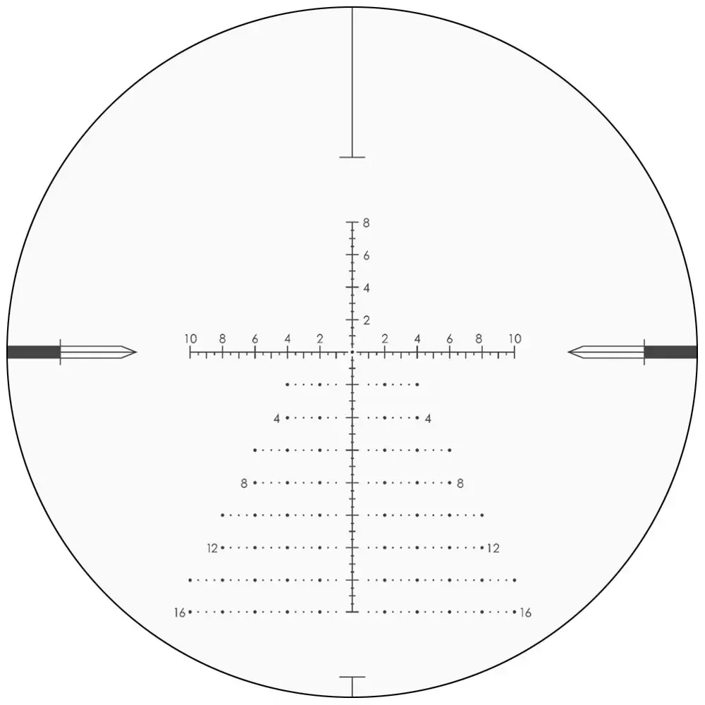 WESTHUNTER HD 4-16x44 FFP первый фокальный плоский прицел дешевый охотничий с длинным глазом