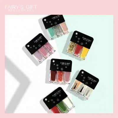 New 3 in 1 free baking micro set non-peelable long-lasting quick-drying DIY nail polish glue