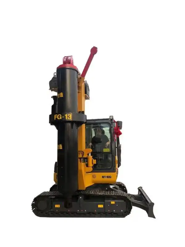 Micro rotary drilling rig for small engineering construction