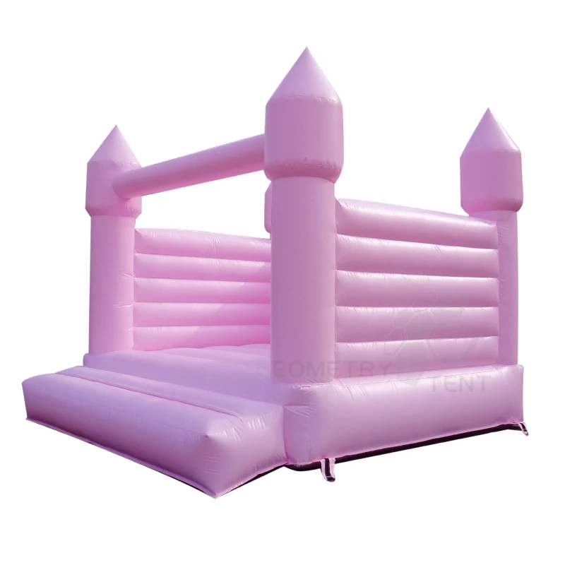 Macaron fire retardant inflatable wedding castle