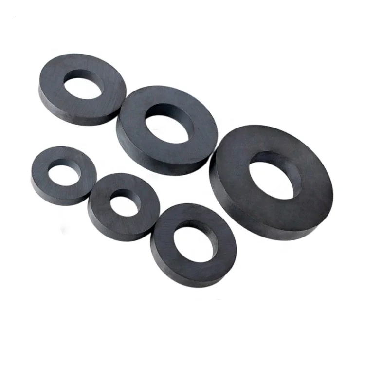 Manufacturer Directly Cheap Ferrite Ring Magnet 21*7*5mm Horn Magnetic Ring