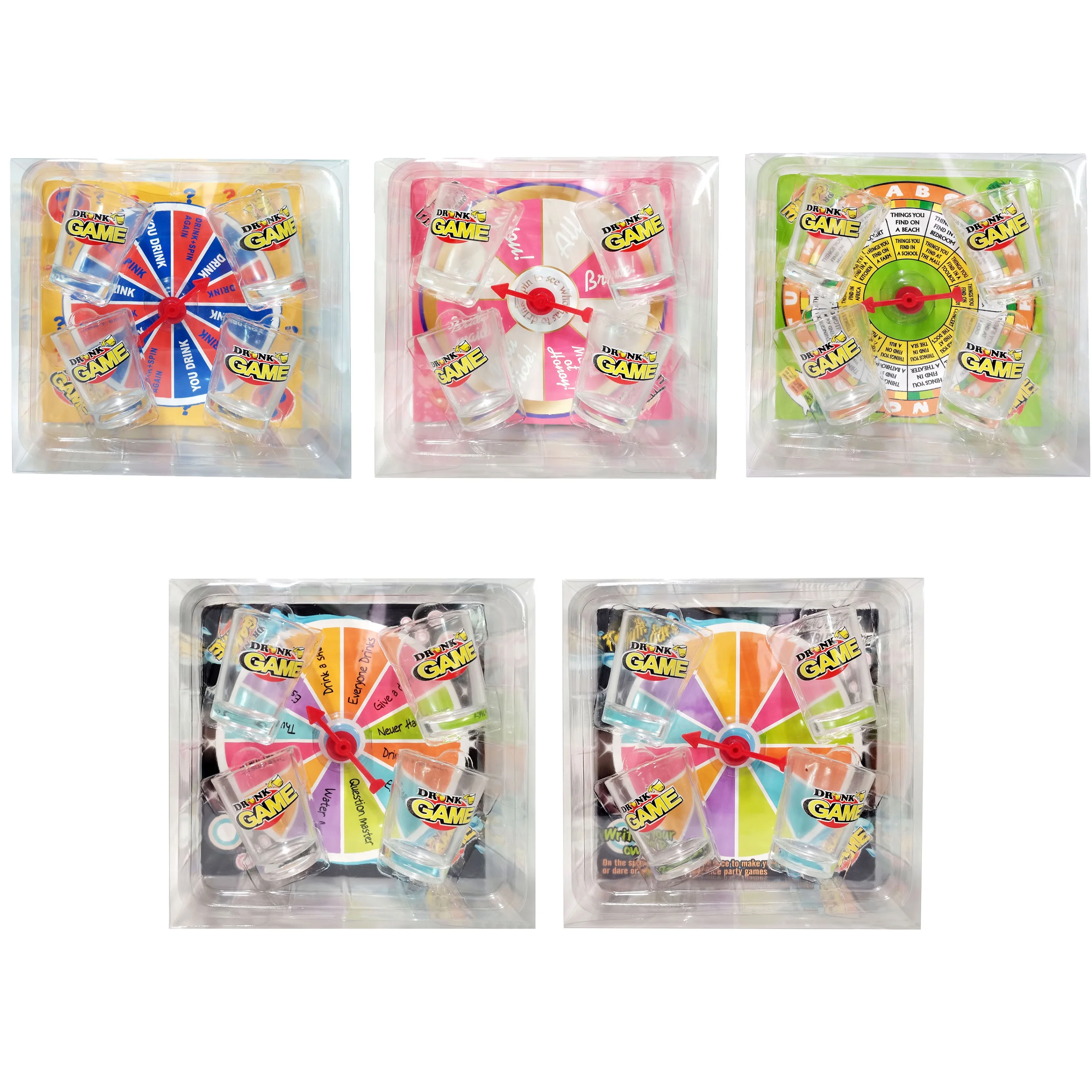 DIY Prize Wheel With Plastic Cup Drinking Game Lucky Lottery Draw Toys Fortune Spinning Game