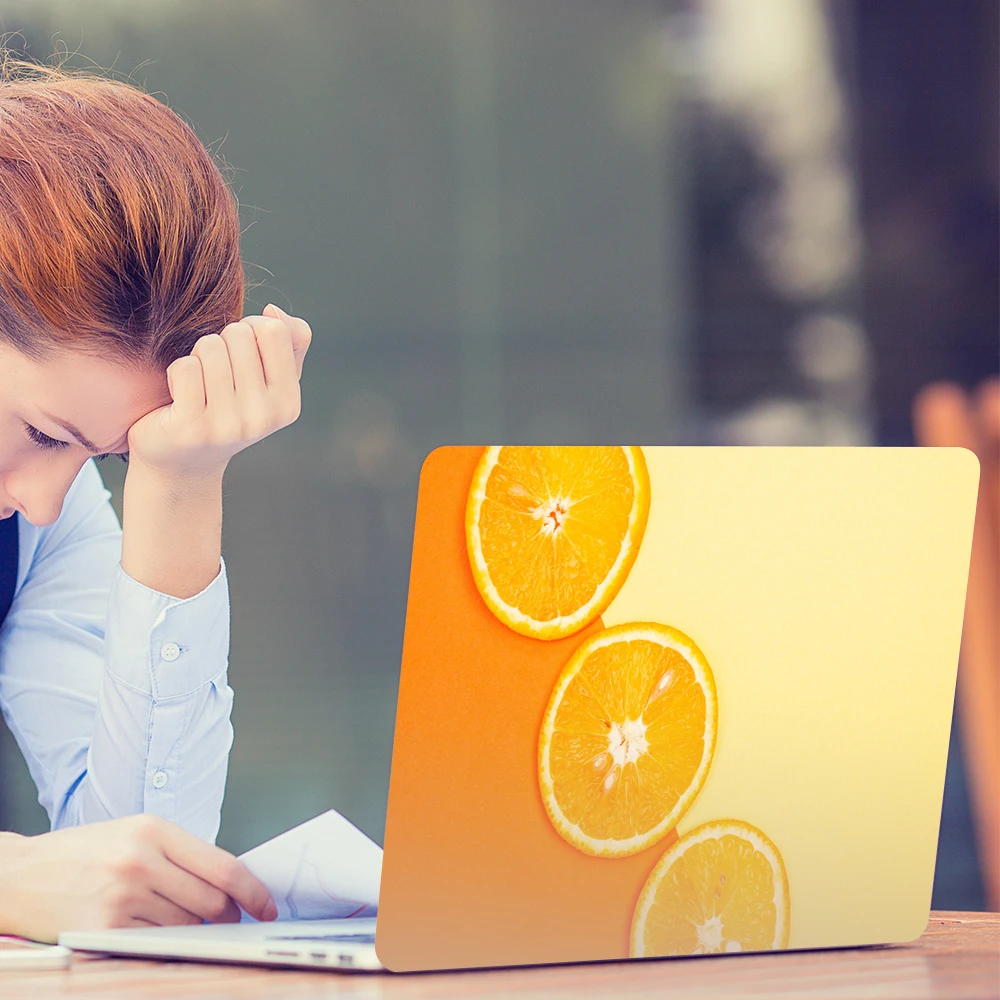 Custom Computer Laptop Notebook Fluorescent Color Blank Pvc Printing Arabic English Russian  Keyboard Stickers