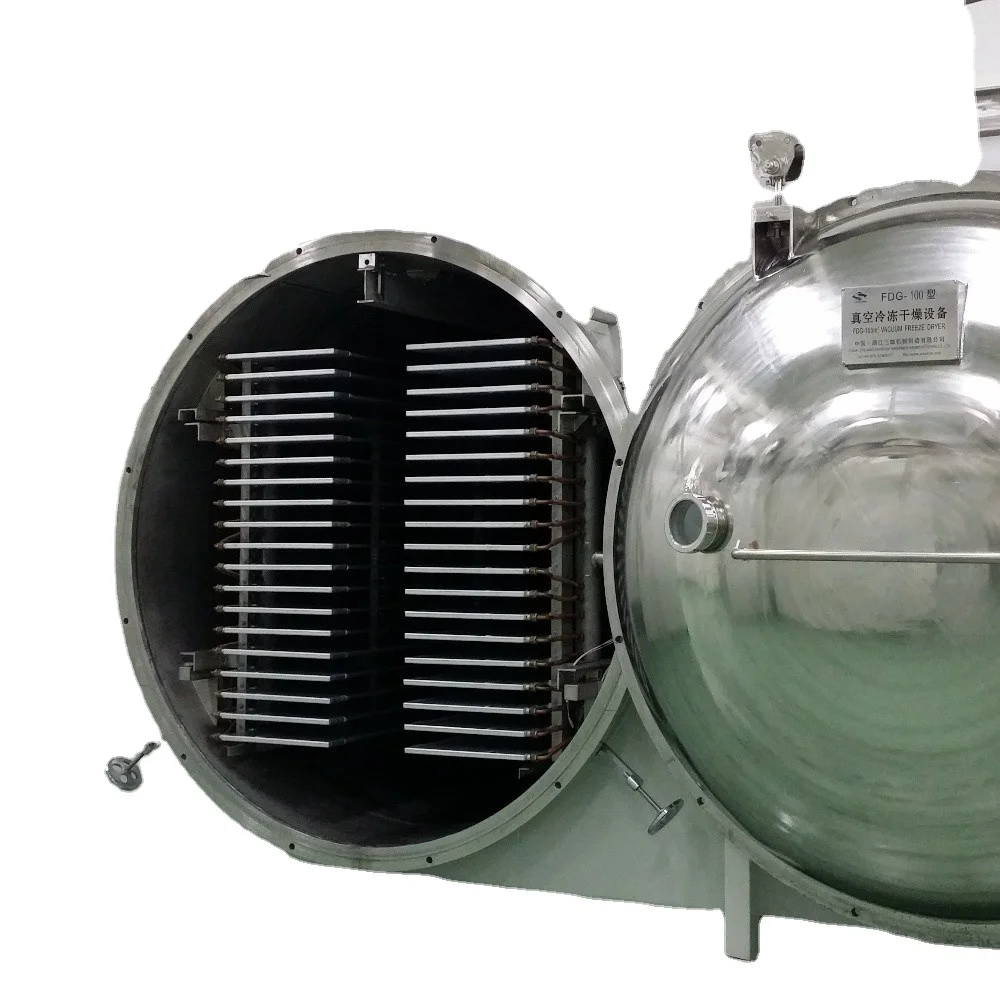 Factory Direct Sale 100m2 Vacuum pump Freeze Dryer Price