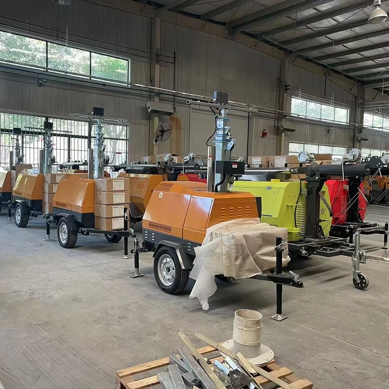 Cheap Prices Portable LED Solar Mobile Signal Lighting Garden Home Stack Generator Balloon Mobile Diesel Light Towers