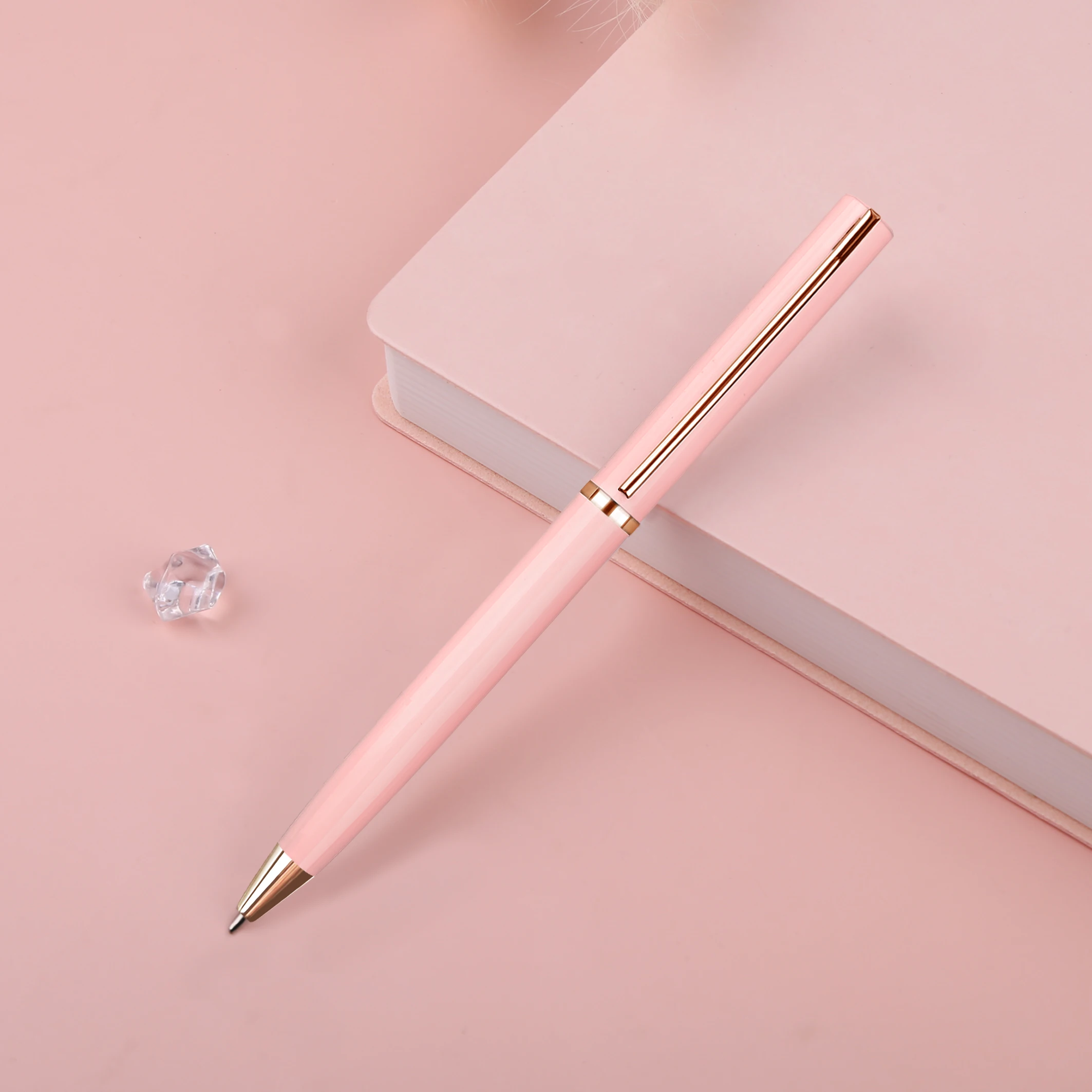 TTX Wholesale White Metal Sublimation Printing Ballpoint Pens Blank Press Office School Pen