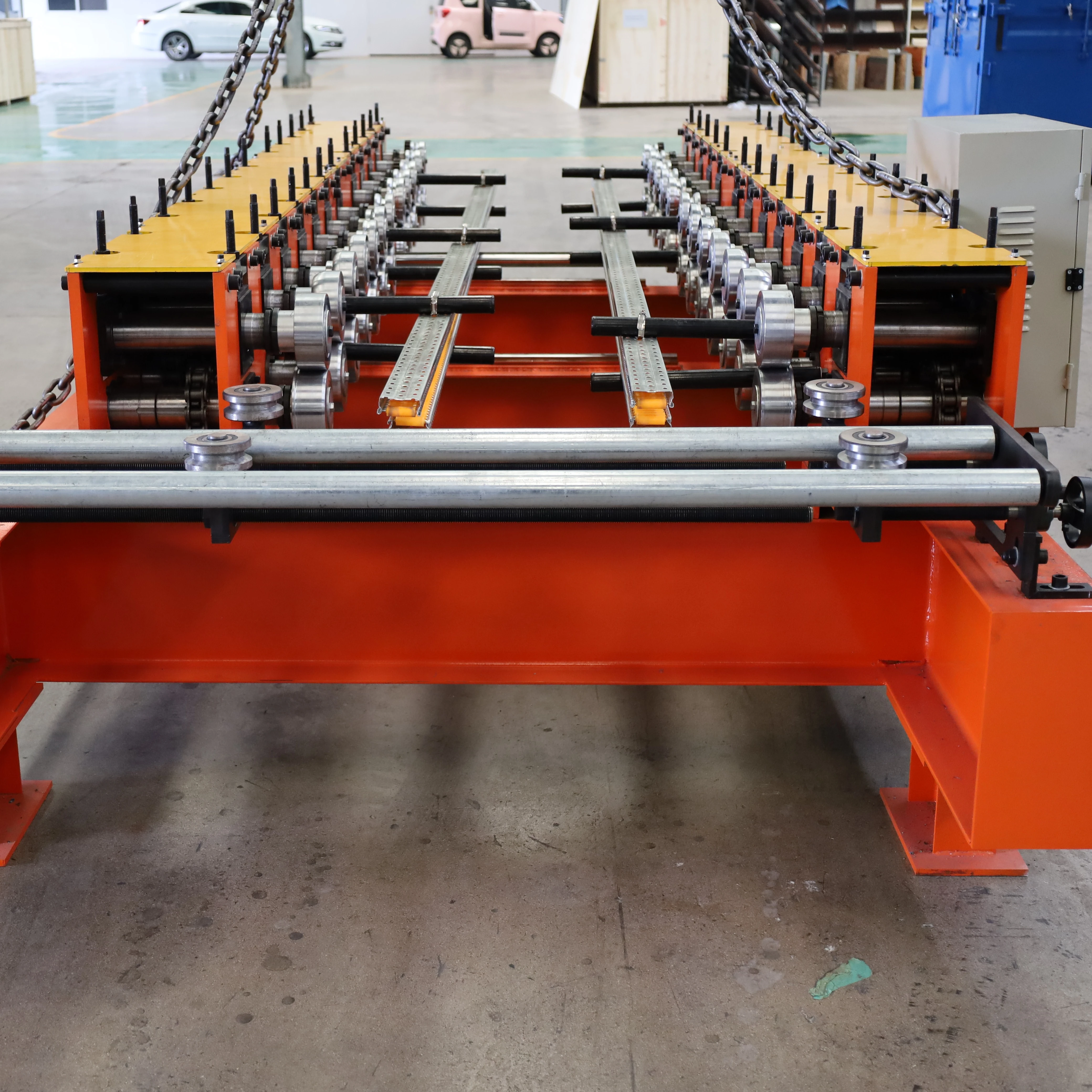 construction industry machine steel material machine cable tray making machine cable tray production line