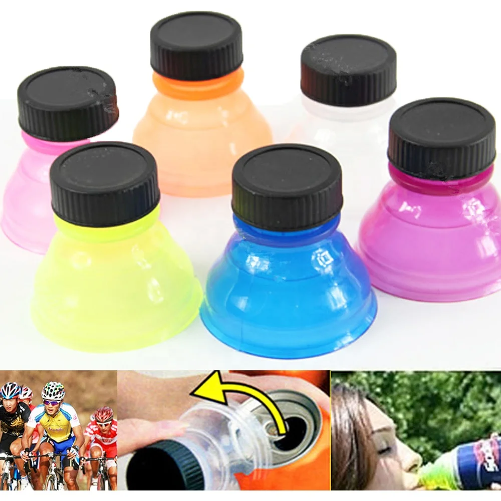 Can Convert Soda Savers Tops Snap on Pop Cold Beverage Can