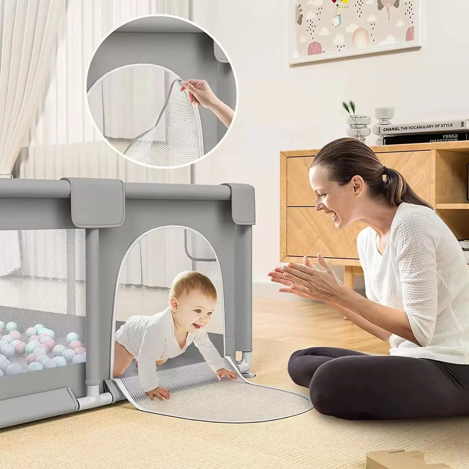 Портативное игровое ограждение для детей