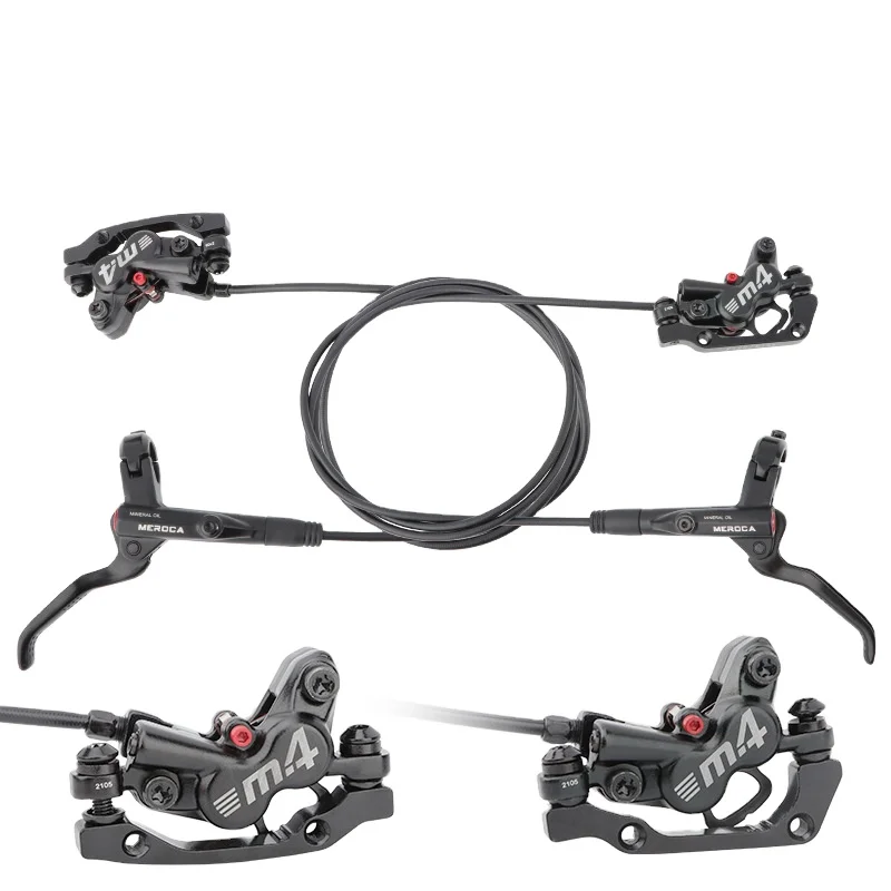 Four piston oil brake oil dish Mountain bike hydraulic disc brakes