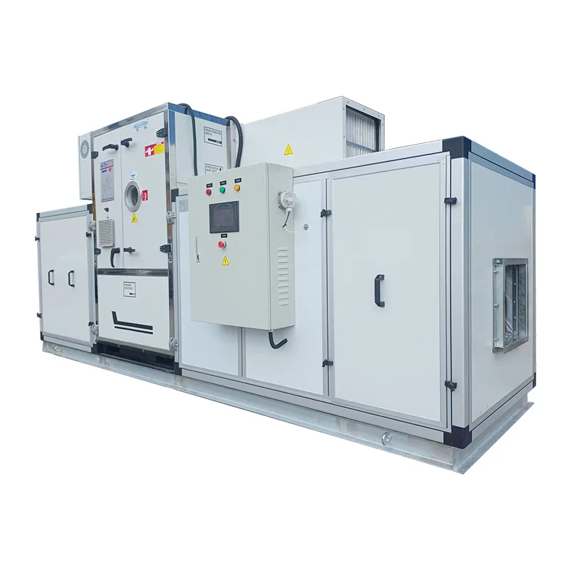 36000btu  Factory Combined Rotor Dehumidifier Air Handling Unit For Chemical Pharmaceutical Capsules