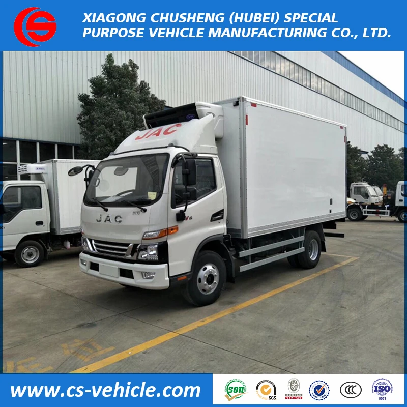 Лучшие продажи JAC Diesel 4T Thermo King 5t холодильник охлаждение 10 тонн рефрижератор фургон грузовик