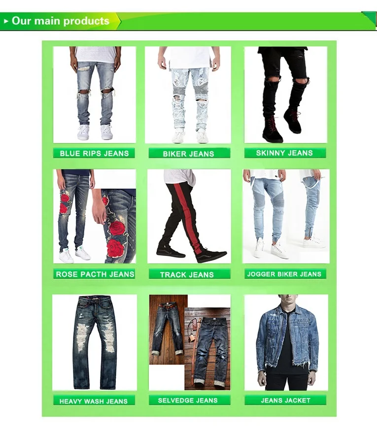 OEM high quality Zipper Vintage Skinny Pants Biker Chic Black moto carbon black jeans 072